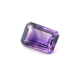 Loose Gemstone Emerald Cut Purple Amethyst - 2.63ct - 10.8x7.2