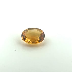 Loose Gemstone Oval Radiant Cut Yellow Citrine - 2.14ct - 7.9x9.8
