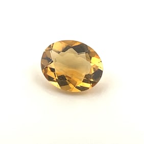 Loose Gemstone Oval Cut Yellow Citrine - 2.89ct - 9.5x11