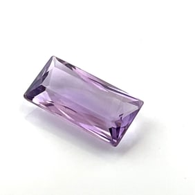 Loose Gemstone Emerald Cut Light Purple Amethyst - 5.57ct - 16x8
