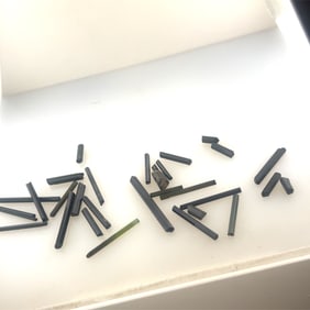 Large Lot Black / Green Tourmaline Rods - - x