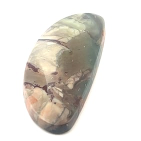 Jasper Demilune Polished Stone Red Veins - - 22.4x21.1