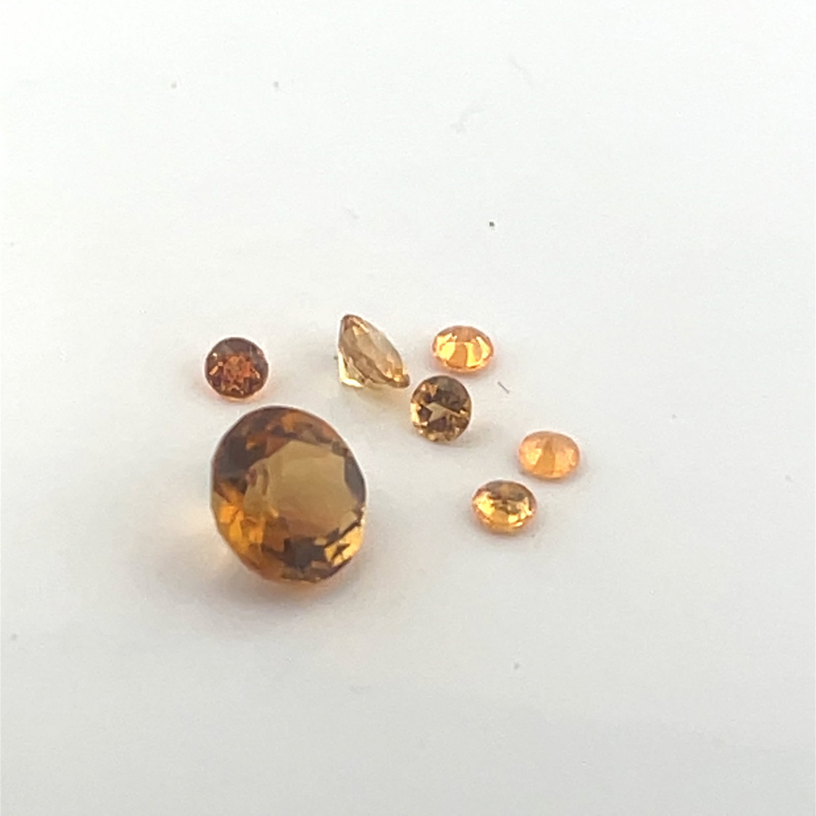 Loose Gemstones Mixed Citrine - 1,42ct - x: These gems are from the estate of a professional jeweler. They were his personal collection, many faceted by himself. This is the first of several auctions of his jewelry making materials. Gems were c