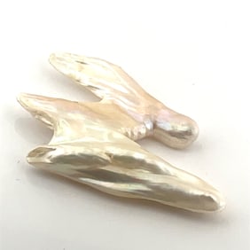 Mother of Pearl Organic Shape - - 41.5x29