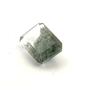 Loose Gemstone Emerald Cut Moss Agate - 7.5ct - 10.1x13.3