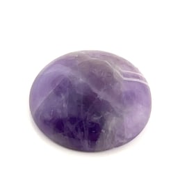 Polished Round Cloudy Amethyst - 19.3ct - 20.1x20.1