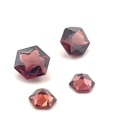Loose Gemstones Hexagonal Cut Garnets - 3.55ct - 6.5x6.5