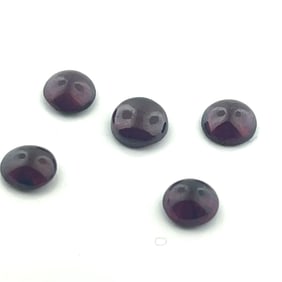 Loose Gemstones Round Garnet Cabochons Matched - 7.02ct - 6.4x6.4
