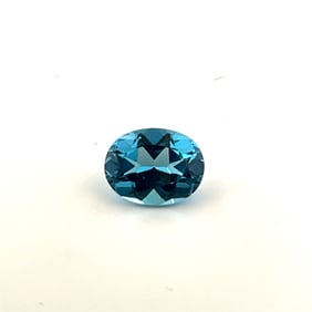 Loose Gemstone Oval Cut Blue Topaz - 2.49ct - 9.2x7.1