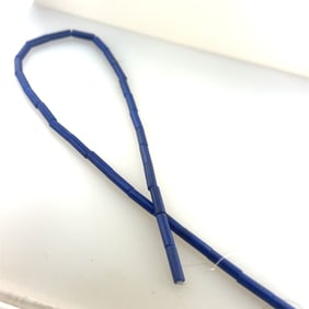 Loose Gemstone Lapis Lazuli Tube Beads - - 13x4