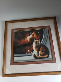Erin McKee Limited Edition Print Cat in Space