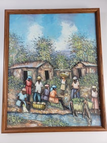 W Cherizol Oil on Canvas Impressionist Painting