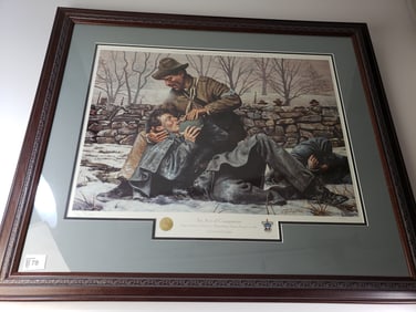 Don Stivers and Act of Compassion Civil War Print Signed Numbered