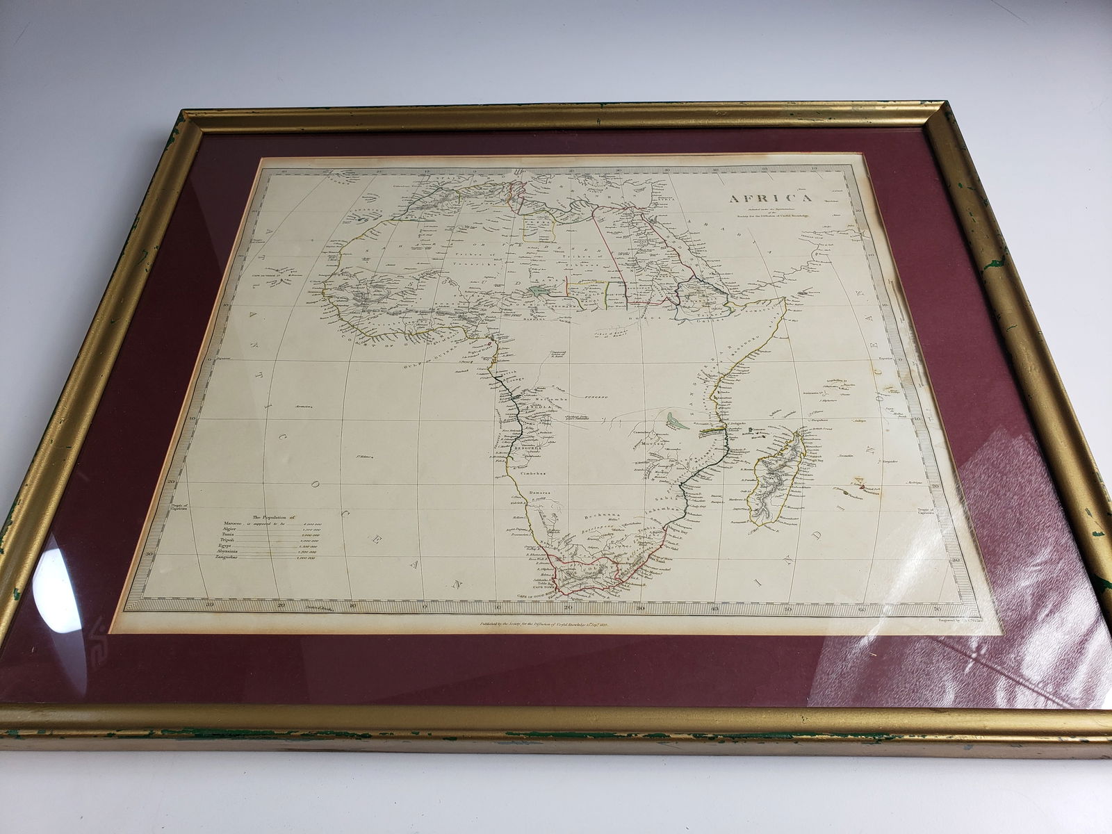 Antique Map of Africa - Society for the Diffusion of Useful Knowledge - 1839 (1 of 15)