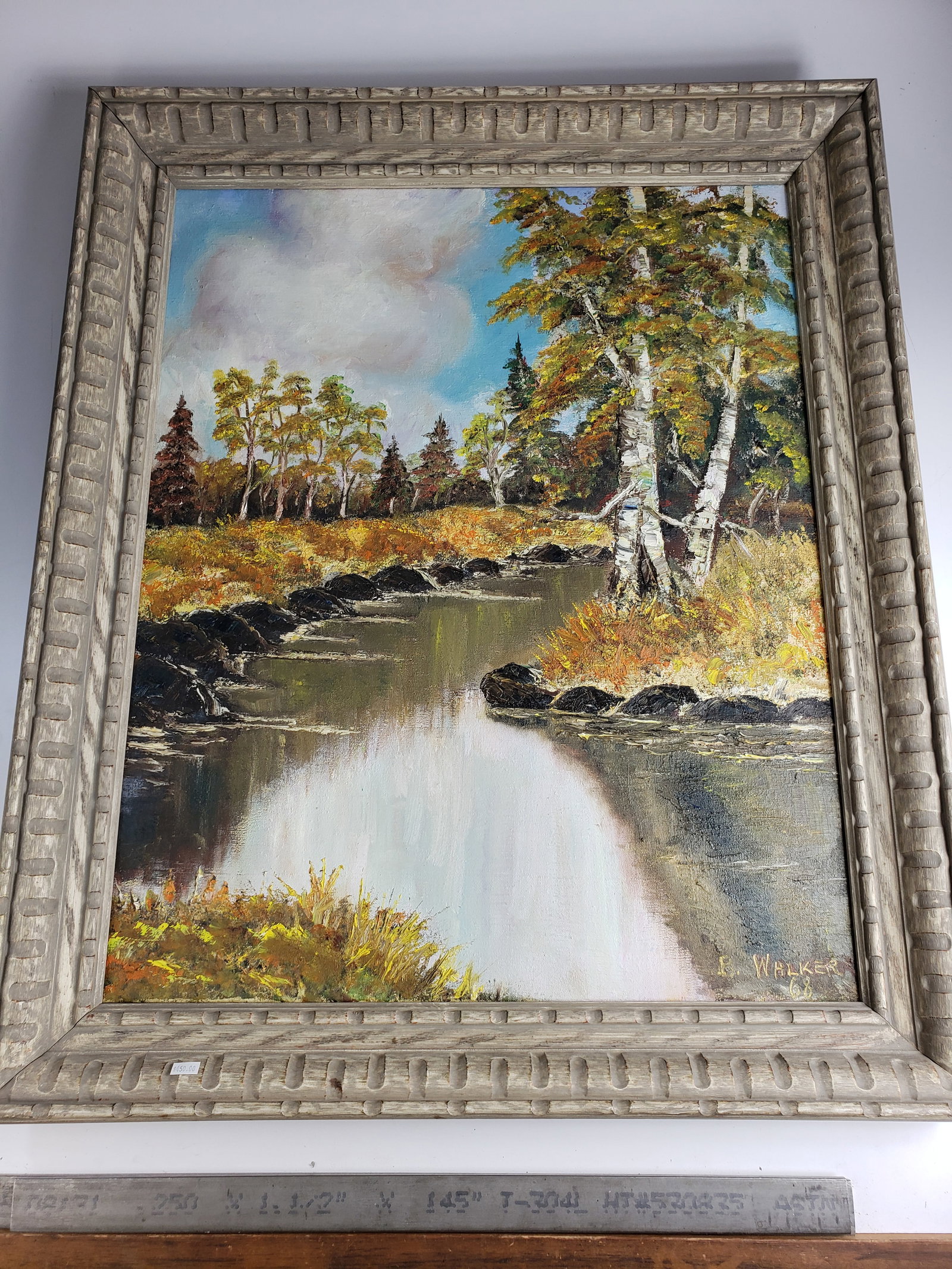 Ben Walker Original Oil on Canvas Forest Scene (Irish Painter) (1 of 16)