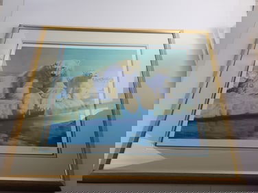 Fred Machetanz Print - Signed and Numbered Spring Fever Polar Bears