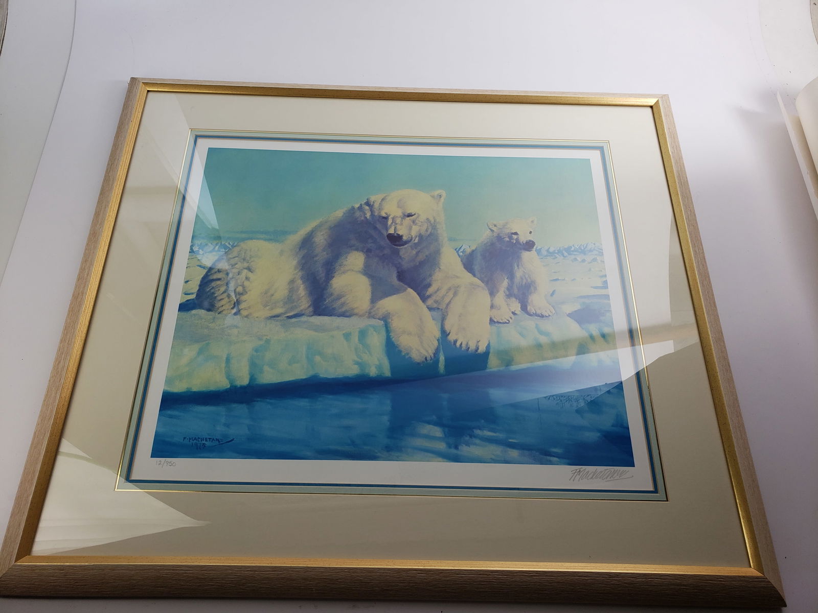 Fred Machetanz Print - Signed and Numbered Spring Fever Polar Bears (1 of 7)