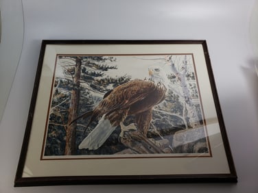 The Vigil - fine lithograph print by Scott Woolever - signed + numbered + COA scratch on plexi