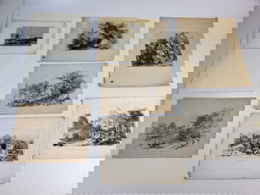 Selection of Antique Book Engraved Pages / Engravings Stored in Acid Free Paper #2