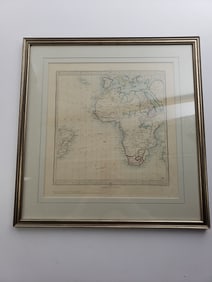 Antique Map of South Africa - J & C Walker - Edward Stanford