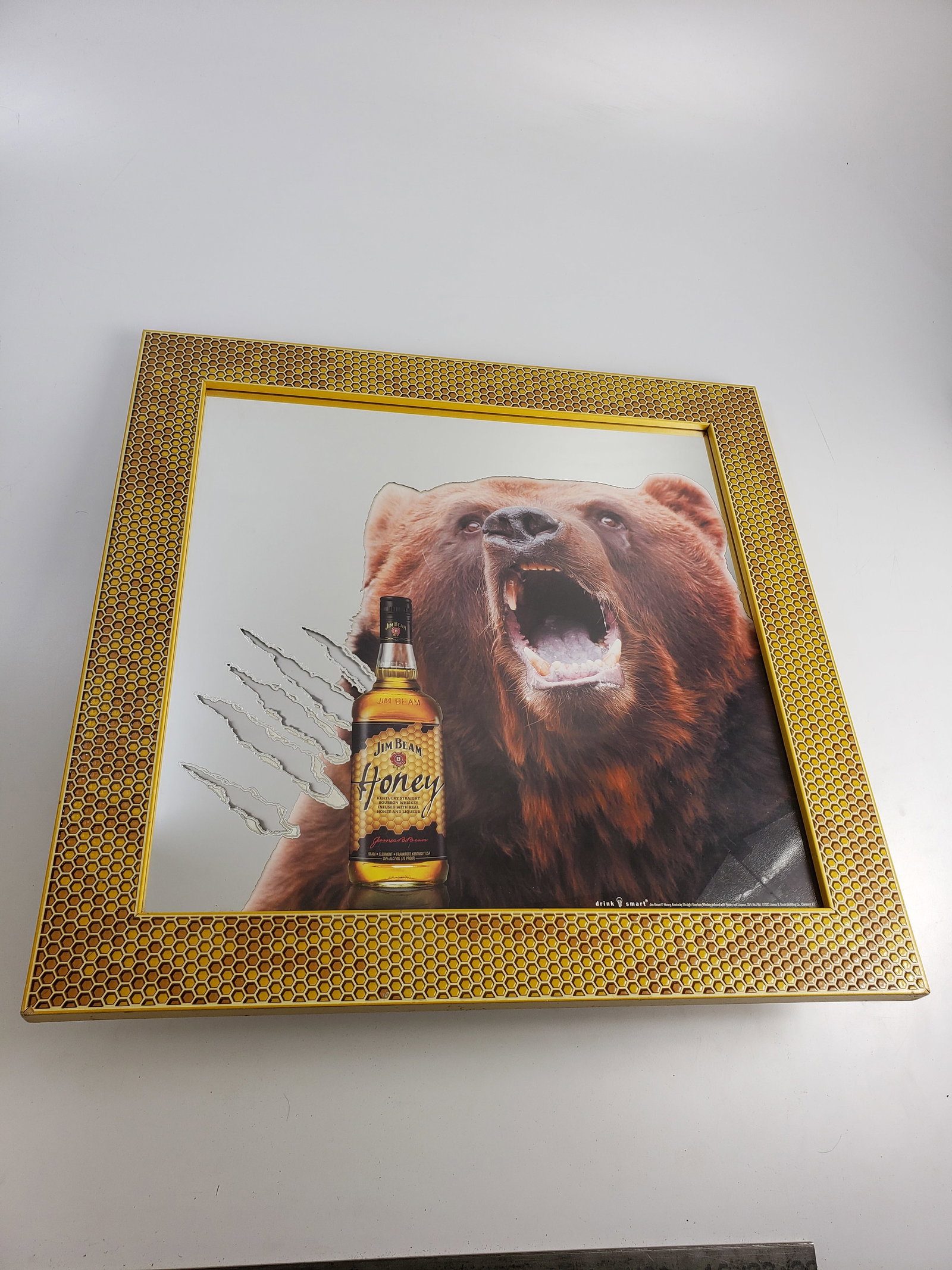 Jim Beam Honey Advertising Mirror (1 of 5)