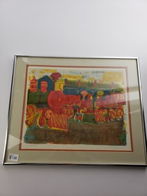 Alan Lugena Art Print - Locomotive - Signed Numbered 22x18