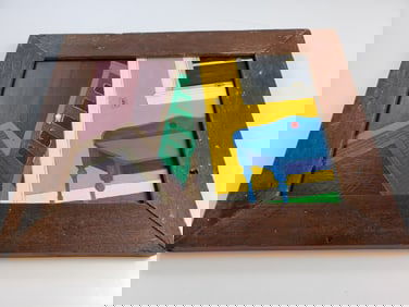 Oil on Board Abstract Room Embellishments by G Jenohn Thorgersen