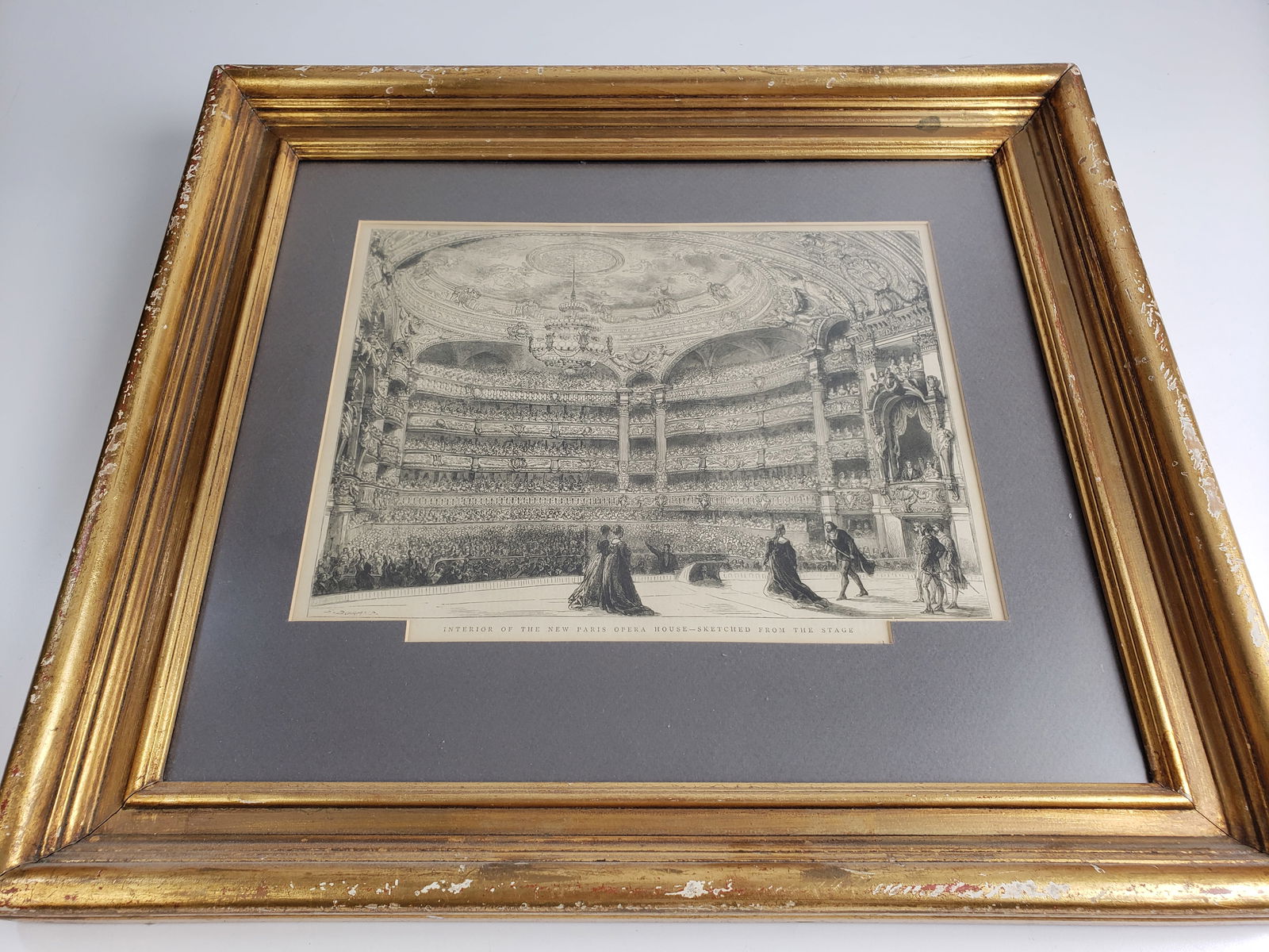 Engraving of the Paris Opera House Durand (1 of 9)