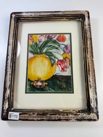 Abstract Floral Print by Lynn Guenard Signed Numbered