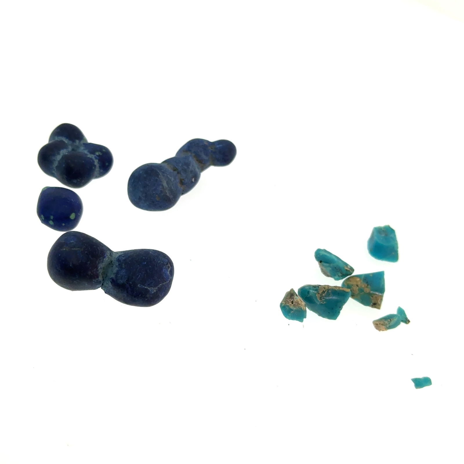 Mixed Gems Grape Agate Turquoise 23.6g: This is a continuation of our pro jeweler's estate auction, but we've added some gems from another estate (JTV). The rest are from his personal collection, many faceted by himself. Gems were cataloged