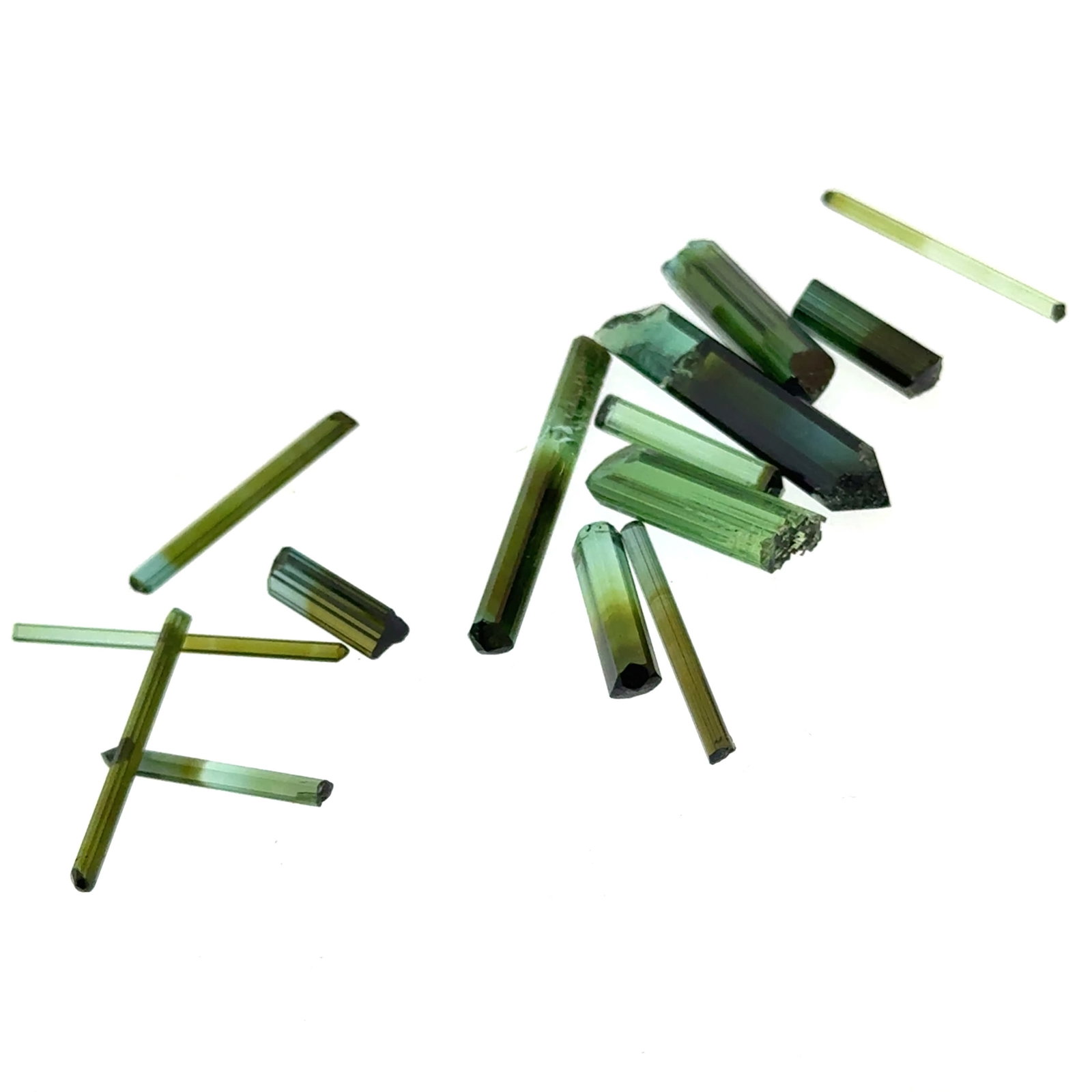 Rough Green Tourmaline Crystals 7g (1 of 5)