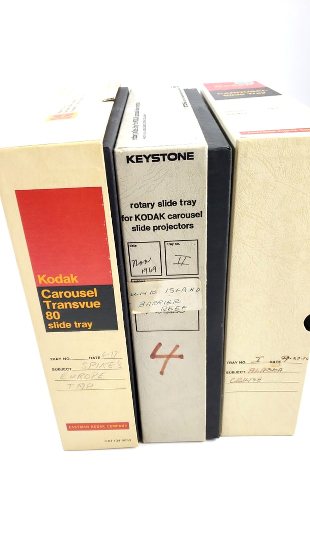 3 x Carousels of Vintage 35mm Slides - Europe Alaska Cruise Great Barrier Reef (1 of 7)