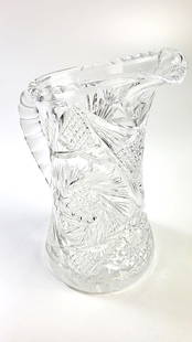 American Brilliant Cut Glass Pitcher: This auction contains a wide range of vintage estate items and collectibles all sold with no reserve.Local pick up details will be provided at the end of the sale. In-house shipping is available at th