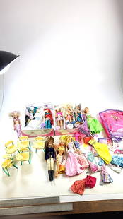 1990s Vintage Barbie Lot - Dolls, Furniture, Case, Clothes +++: This auction contains a wide range of vintage estate items and collectibles all sold with no reserve.Local pick up details will be provided at the end of the sale. In-house shipping is available at th