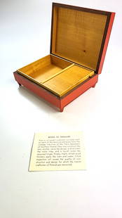Hand Carved Wooden Box with Music box - Poland: This auction contains a wide range of vintage estate items and collectibles all sold with no reserve.Local pick up details will be provided at the end of the sale. In-house shipping is available at th