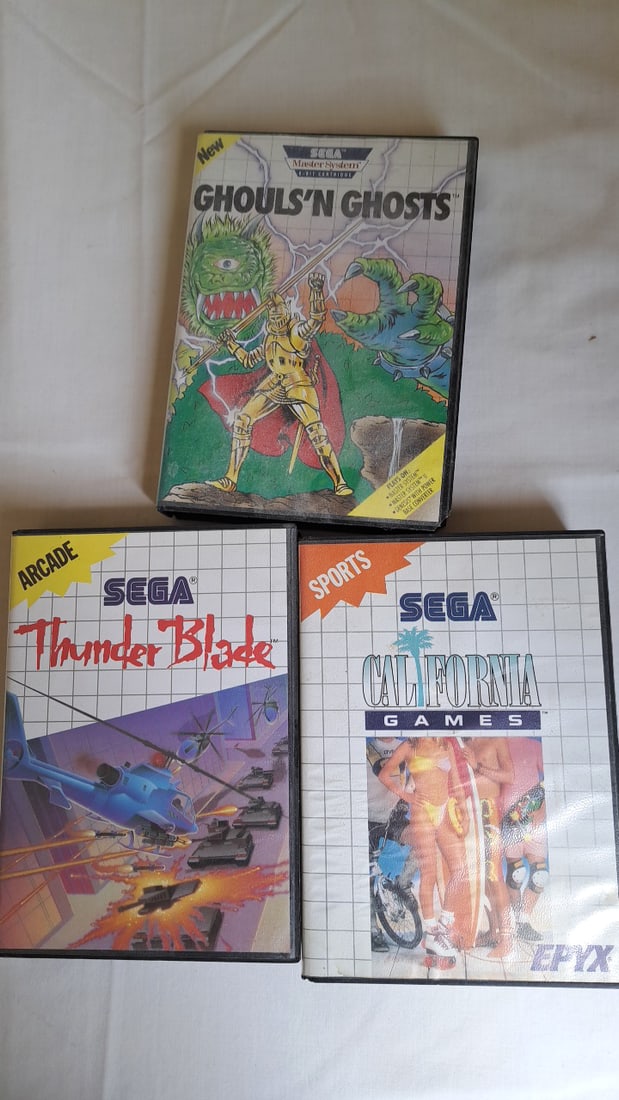 Sega vintage games thunderblade california games ghouls and ghosts: Sega vintage games thunderblade california games ghouls and ghosts ESTATE