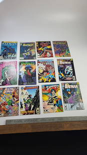 Comic Book Lot - Batman Knightfall, Riddler, Joker, Superman ++: Comic Book Lot - Batman Knightfall, Riddler, Joker, Superman ++ ESTATE