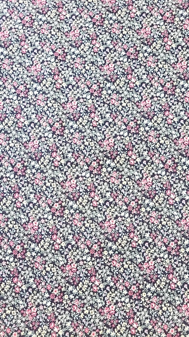 Joan Kessler For Concord Fabrics Country Florals 100% Cotton #8417 Multi Mini Flowers 6 Yards: Large assortment of vintage fabric from an estate. Fabric is described as per the bolt it is on and measurements are approximate based on the updated bolt markings and counting wraps.Local pick up is 
