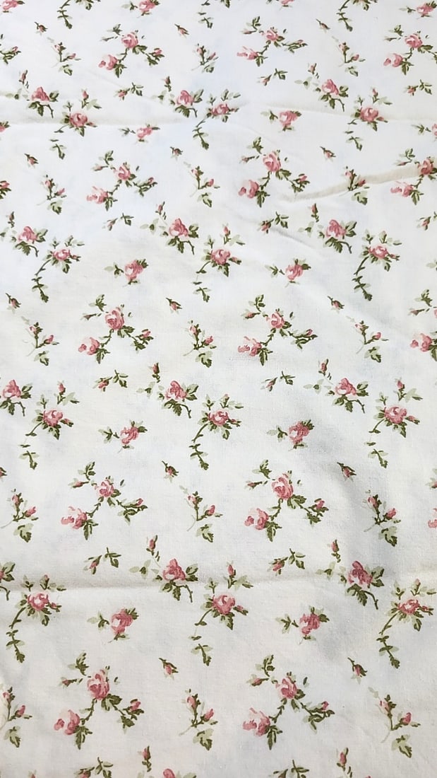 Ralph Lauren Bed Sheets  100% Cotton White Red Roses Pillow Sheets Looks Like Queen Size (1 of 4)