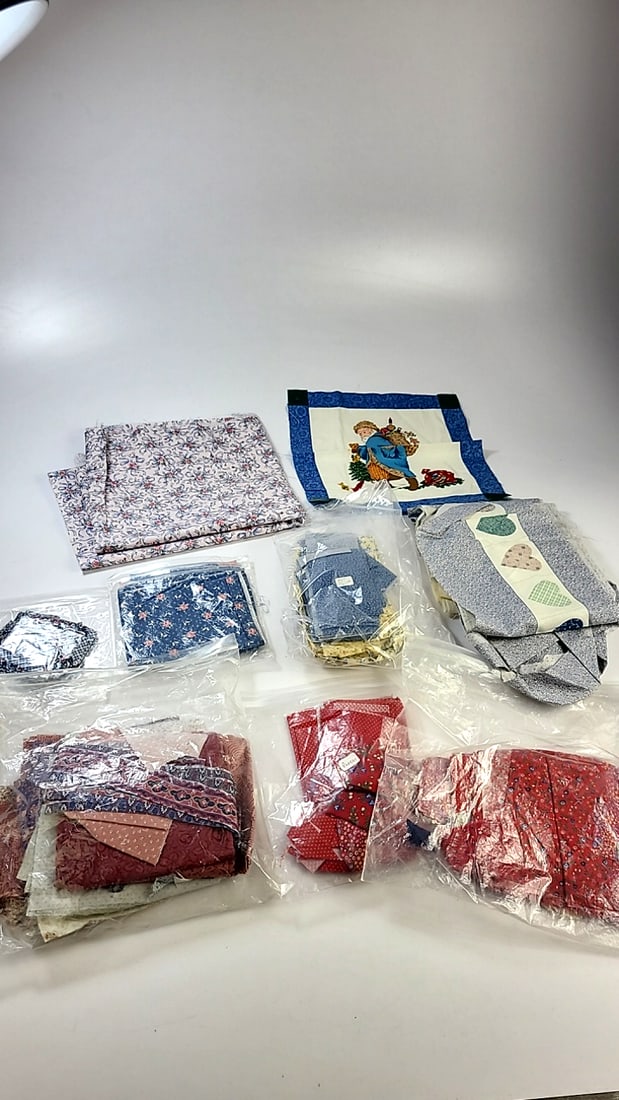 Vintage Quilt Patches Lot 1 Cotton Joan Kessler Etc (1 of 4)