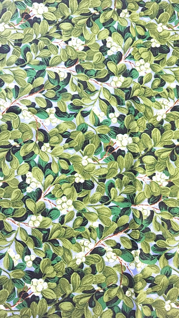The State Flowers by Susan Ellis for Northcott Oklahoma Mistletoe Vintage Cotton Fabric 20 X 18: Large assortment of vintage fabric from an estate. Fabric is described as per the bolt it is on and measurements are approximate based on the updated bolt markings and counting wraps.Local pick up is 