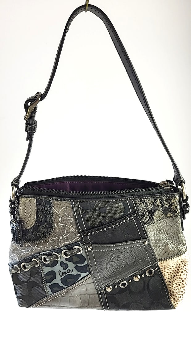 Coach Patchwork Handbag Multicolor Small (1 of 9)