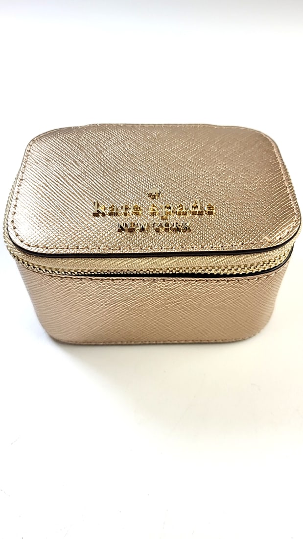 Kate Spade New York Small Jewelry Travel Case Rose Gold (1 of 9)