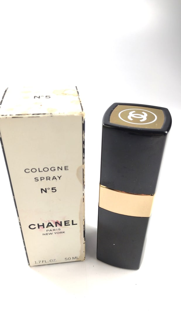 Vintage Chanel No. 5 Cologne Spray, 1.7 fl oz, Black, 50ml, Boxed Full (1 of 4)