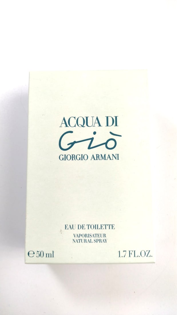 Giorgio Armani Acqua Di GiÃ² Eau De Toilette Natural Spray 50ml New: This is an estate auction in Seattle WA featuring lady’s accessories and jewelry as well as other estate items.This auction offers local pick up in the Seattle area on 8/30 between 10am-3pm. If