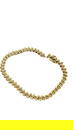 Vintage 10k Gold and Diamond Tennis Bracelet 7.5 Inch - 8.3g Pre-Owned