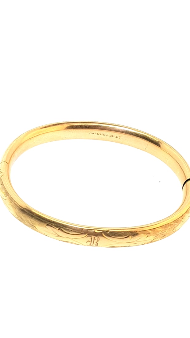 Antique Bates & B Hinged Bangle xray tested 46% 11.3 (1 of 6)