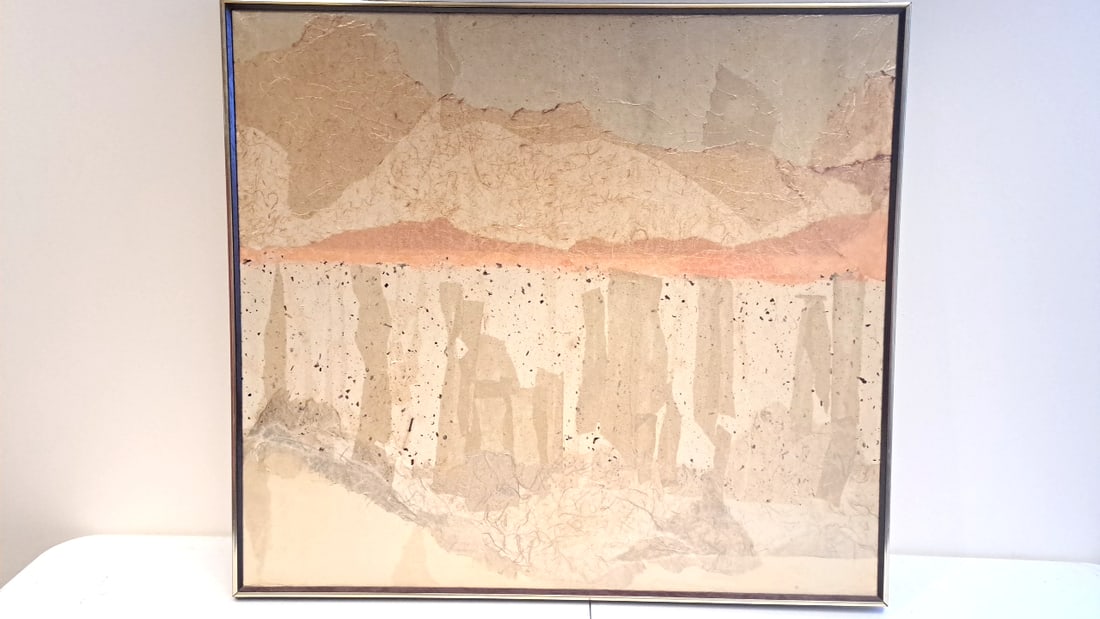 Maggie Karl Mixed Media on Canvas Rock and Shore (1 of 12)