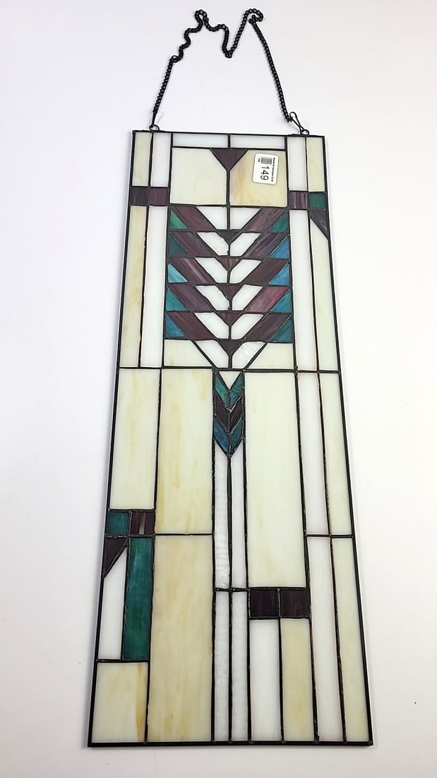 Stained glass panel: This is an estate auction in Seattle WA featuring artwork, furniture, and general estate items.This auction offers local pick up in the Seattle area on 9/13 between 10am-3pm. If you intend to pick up,