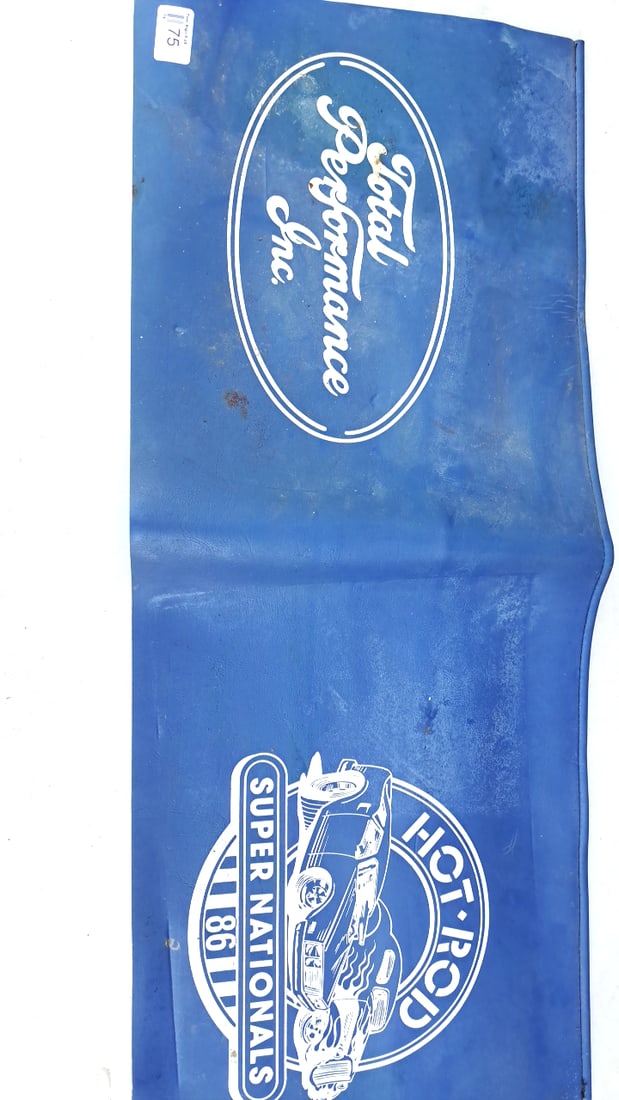 Vintage Total Performance Inc Hot Rod Super Nationals 1981 Fender Cover (1 of 4)